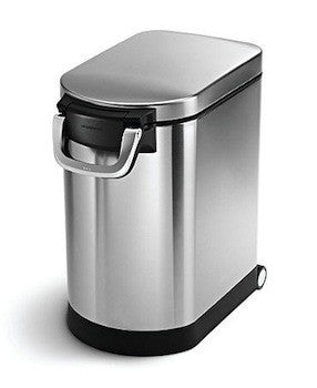 simplehuman Stainless Steel Pet Food Bin - Medium